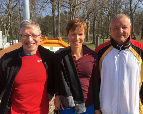 Glückliche Baden-Württemberger bei den DM Winterwurf der Masters