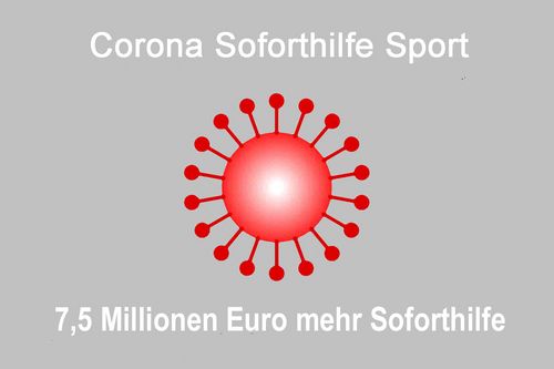 7,5 Millionen Euro mehr Soforthilfe für Sportvereine