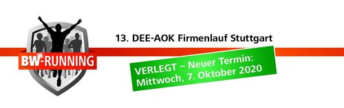  Verschiebung - DEE-AOK-Firmenlauf findet im Oktober statt