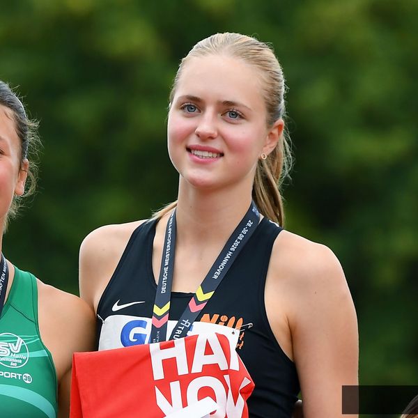 Elisabeth Nawroth (TSV Gomaringen) wurde Dritte im Siebenkampf der weiblichen Jugend U18.