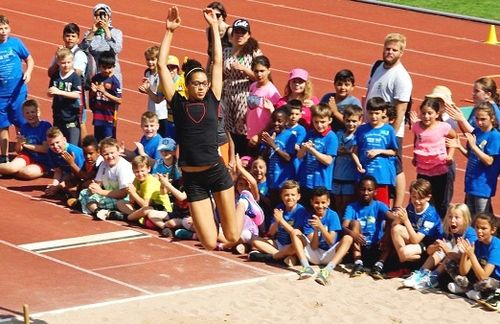Weite Sätze bei „Kinderleicht-Athletik VOR ORT 2017“ in Tübingen und Stuttgart