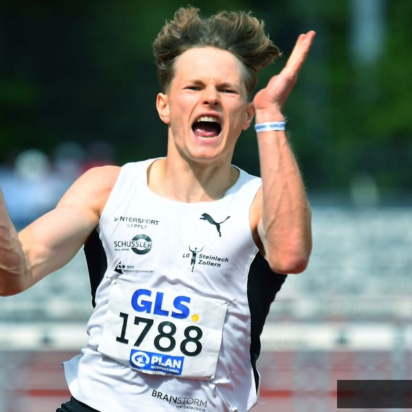 David Kleinschrodt (LG Steinlach Zollern) gewinnt Gold im Zehnkampf der MJU20. Es sollte eine von vier Gold-Medaillen an diesem Wochenende sein.
